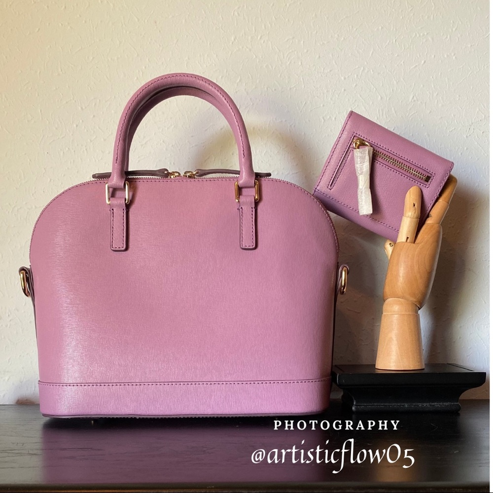 NEW! Dooney & Bourke Domed Satchel & Wallet Set! - Picture 4 of 13